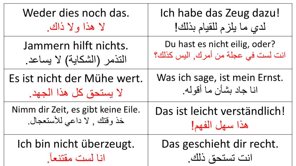 Ø§Ù‡Ù… 25 Ø¬Ù…Ù„Ø© Ù‚ØµÙŠØ±Ø© Ù…Ù‡Ù…Ø© ÙÙŠ Ø§Ù„Ù„ØºØ© Ø§Ù„Ø§Ù„Ù…Ø§Ù†ÙŠØ© ØªØ¹Ù„Ù… Ø¨Ø³Ø±Ø¹Ø© ØªØ¹Ù„Ù… Ø§Ù„Ù„ØºØ© Ø§Ù„Ø§Ù„Ù…Ø§Ù†ÙŠØ© Deutsch Ar