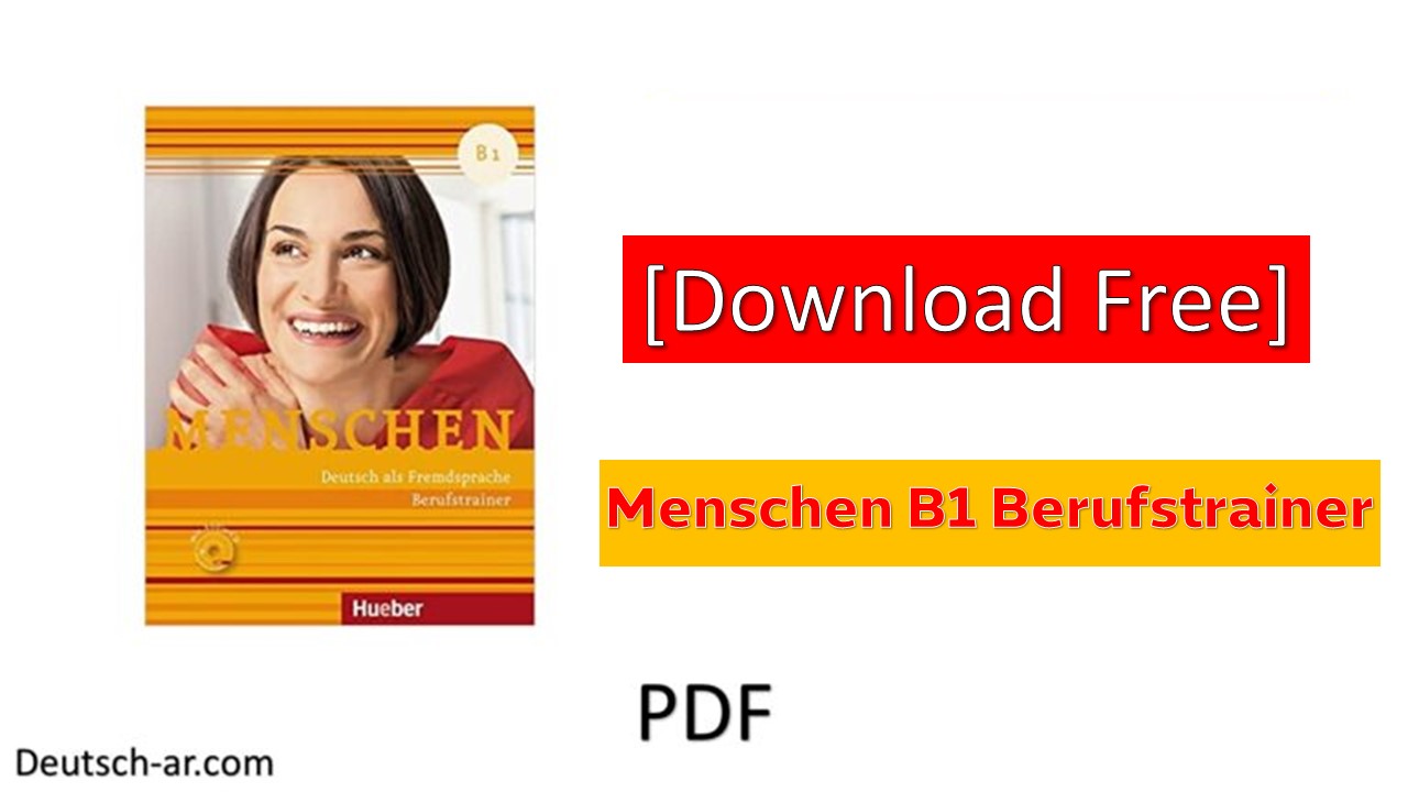 Menschen B1 Berufstrainer Free Download PDF + Audios - تعلم اللغة ...